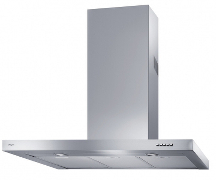 Pelgrim BSK900RVS Wall-mounted 639m³/h Silver cooker hood