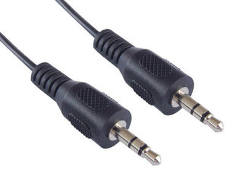 Manhattan 322836 0.9м 3.5mm 3.5mm Черный аудио кабель