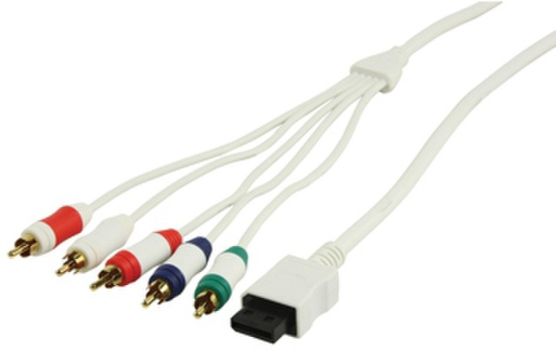 König GAMWII-CA02 1.8m Weiß Videokabel-Adapter