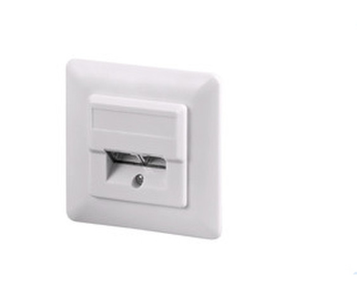 Microconnect Cat 5e, 2xRJ45 RJ-45 White socket-outlet