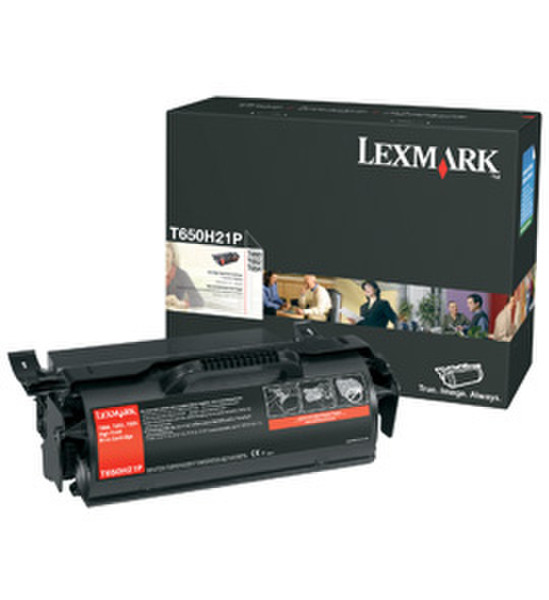 Lexmark T650H80G Toner 25000pages Black laser toner & cartridge