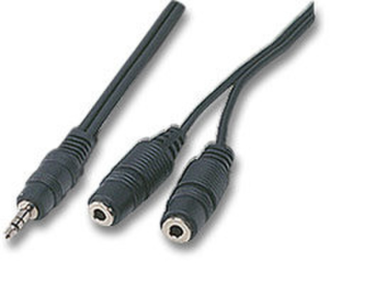 Manhattan 332361 1.8м 3.5mm Черный аудио кабель
