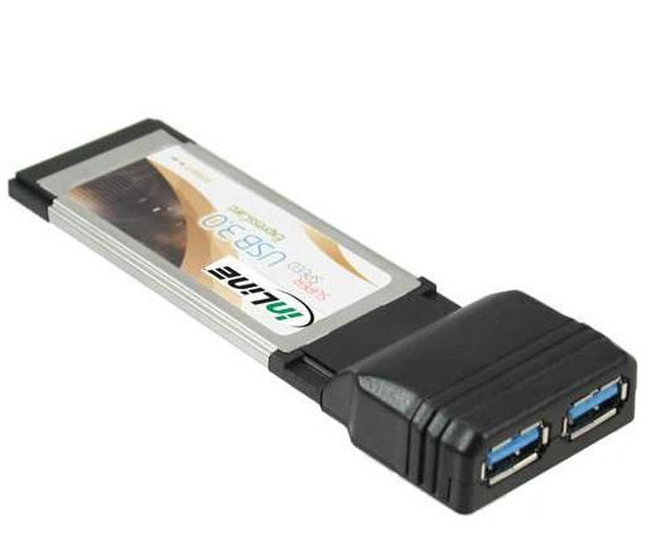 InLine USB 3.0 Express Card 5000Мбит/с Черный