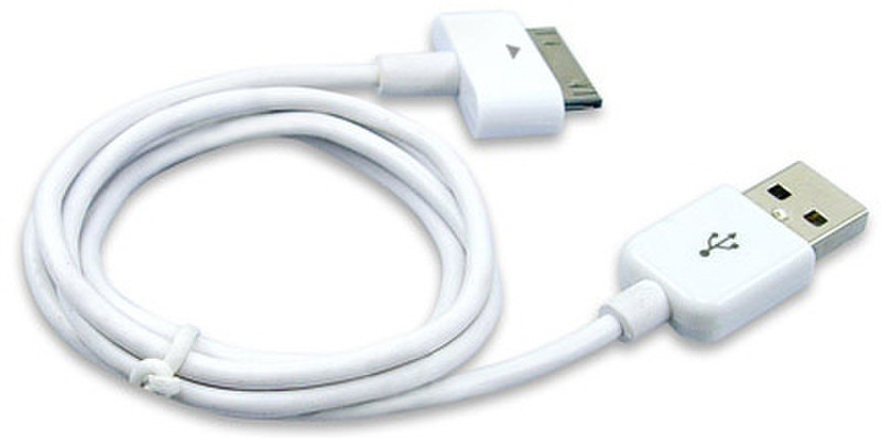 Dexim DWA008-W Apple USB2.0 Белый дата-кабель мобильных телефонов