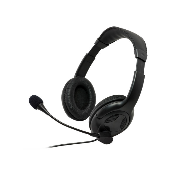Gear Head AU3700S 2x 3.5 mm Monophon Kopfband Schwarz Headset