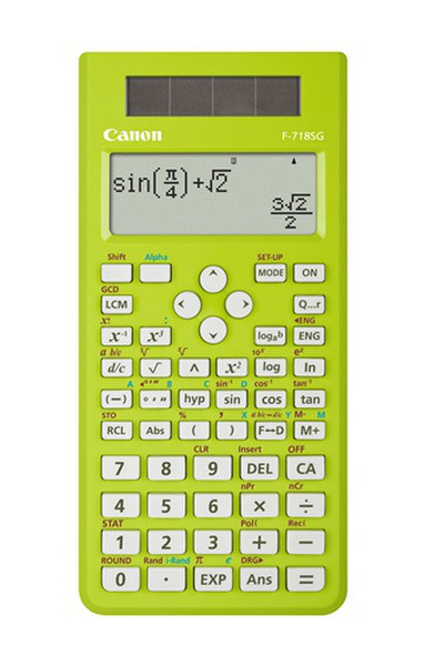 Canon F-718SG Desktop Scientific calculator Green
