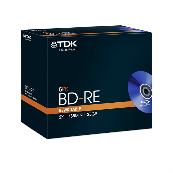 TDK 5 x BD-RE 25GB