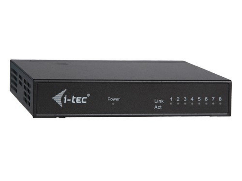 iTEC SW100P8 Управляемый L2 Черный сетевой коммутатор