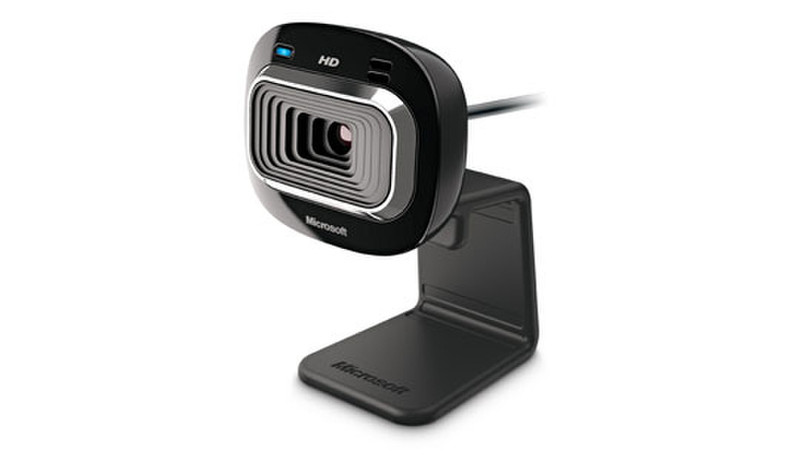 Microsoft LifeCam HD-3000 1280 x 720пикселей USB 2.0 Черный вебкамера