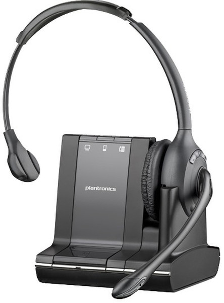 Plantronics Savi W710 DECT Monophon Kopfband Schwarz Headset