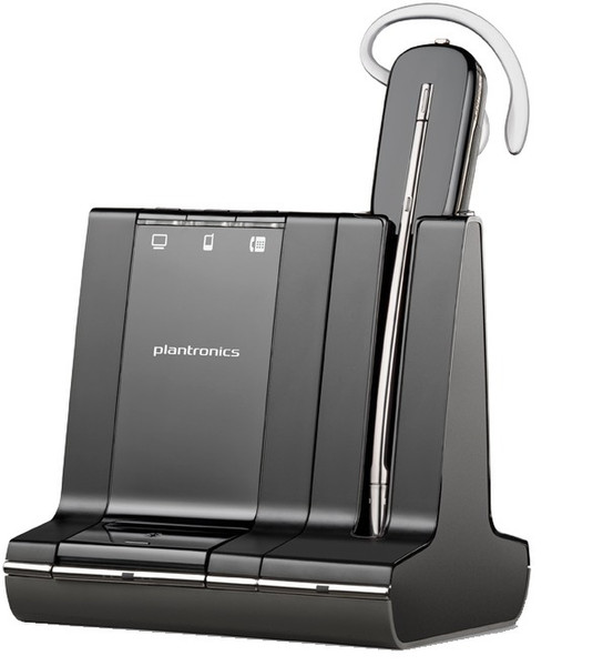 Plantronics Savi W740-M DECT Monophon Ohrbügel, Kopfband, im Ohr, Nackenband Headset