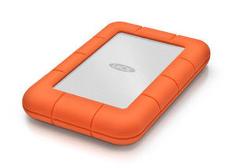 LaCie Rugged Mini 1.5TB, USB 3.0 USB Type-A 3.0 (3.1 Gen 1) 1500GB Aluminium,Orange