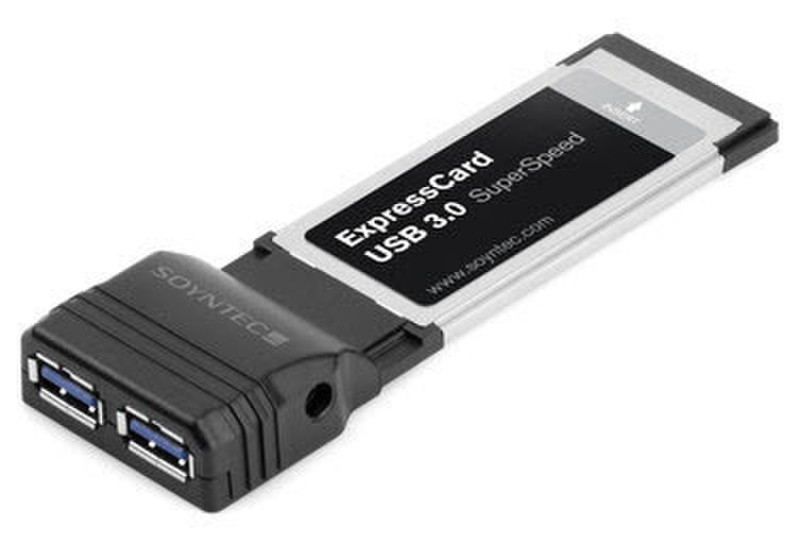 Soyntec ExpressCard USB3.0 Eingebaut USB 3.0 Schnittstellenkarte/Adapter