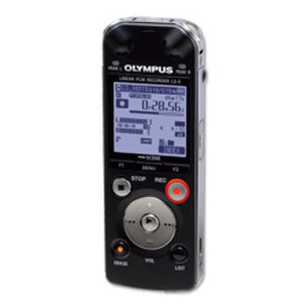 Olympus LS-3 Internal memory & flash card Черный диктофон