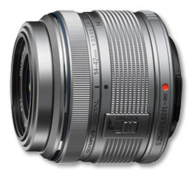 Olympus M.ZUIKO DIGITAL 14-42mm 1:3.5-5.6 II R SLR Standard lens Cеребряный