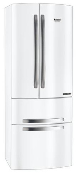 Hotpoint 4D W/HA freestanding A White side-by-side refrigerator