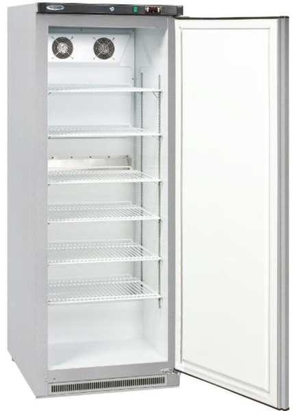 Exquisit BC490 freestanding 490L Stainless steel refrigerator