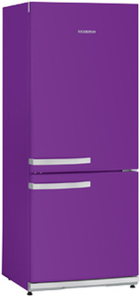 Severin KS9899 freestanding A++ Purple fridge-freezer