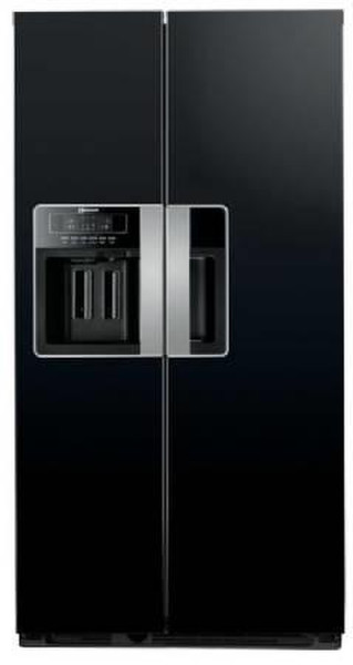 Bauknecht KSN 570 A+ ES freestanding 505L A+ Black side-by-side refrigerator