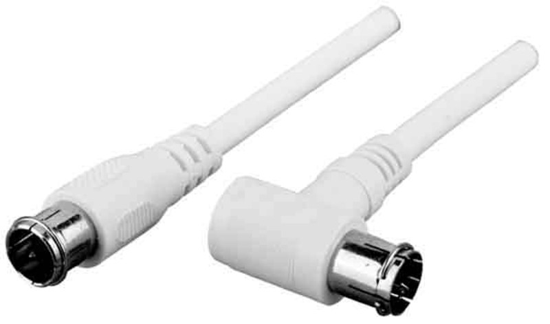 Preisner FQ-FQW150 1.5м F F Белый коаксиальный кабель