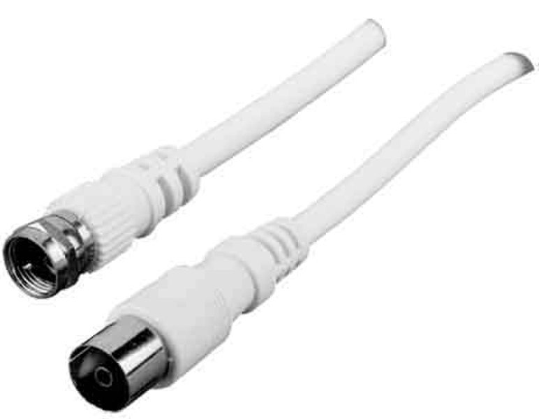 Preisner FS-KK150 1.5м F F Белый коаксиальный кабель