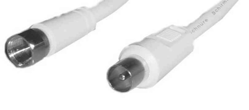 Preisner FS-KS150 1.5м F IEC Белый коаксиальный кабель