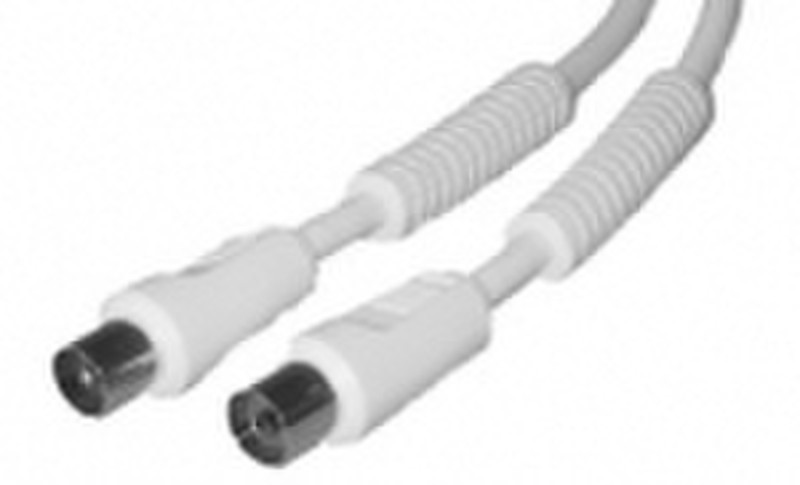 Preisner TAK9025GF 2.5м IEC IEC Белый коаксиальный кабель
