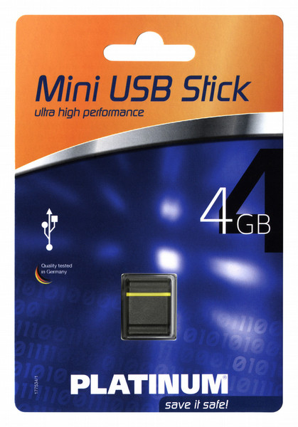 Bestmedia 4GB USB2.0 4GB USB 2.0 Type-A Black USB flash drive