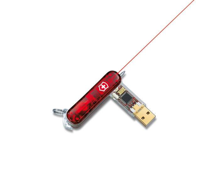 Victorinox Flash Laser Pointer Flight 32GB 32ГБ USB 2.0 Красный USB флеш накопитель