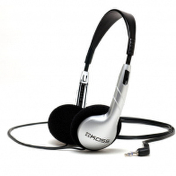 Koss KPH5V Headphone - Stereo - Mini-phone - Wired - 32 Ohm - 80 Hz 18 3,5 mm Binaural Kopfband Silber Headset