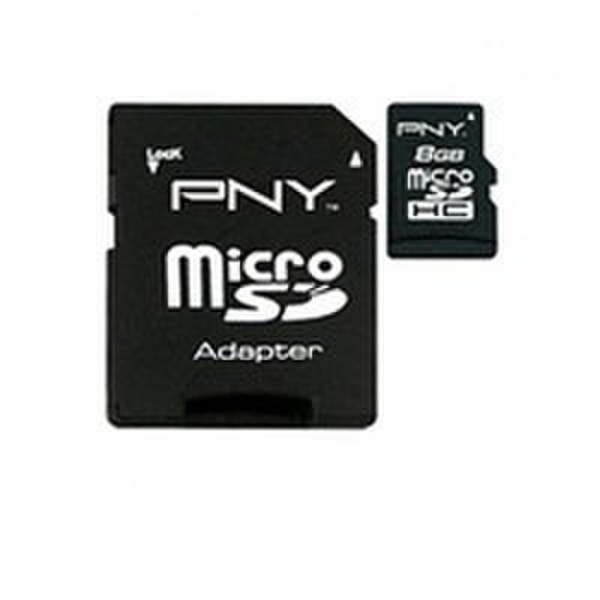PNY MicroSD 8ГБ MicroSDHC Class 4 карта памяти