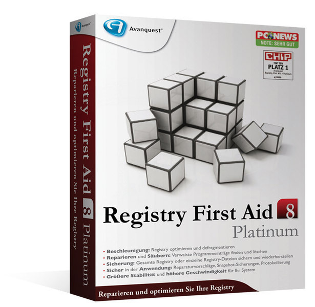 Avanquest Registry First Aid 8 Platinum