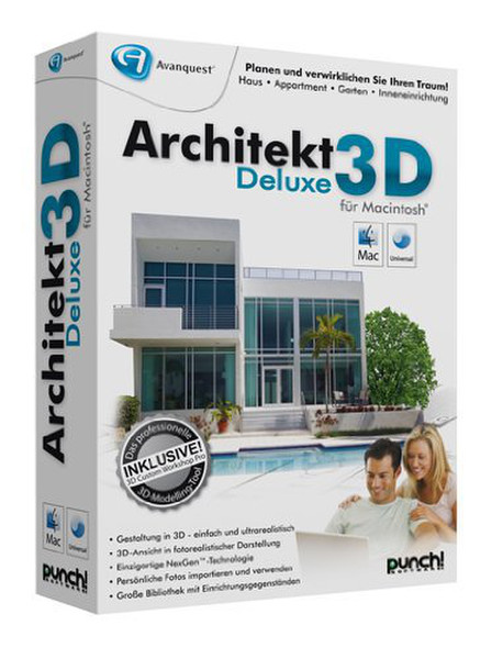 Avanquest Architekt 3D Deluxe für MAC