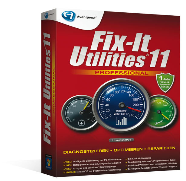 Avanquest Fix-It Utilities 11 Professional
