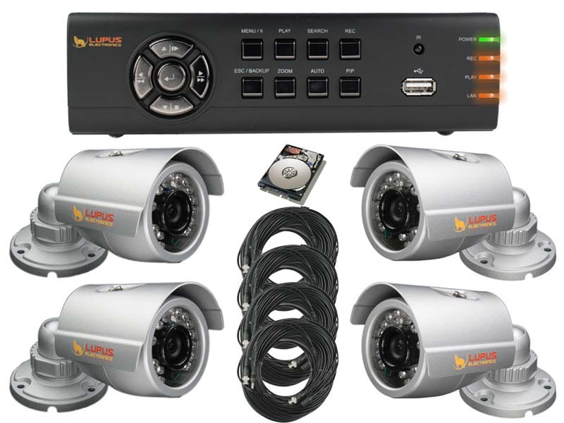 Lupus Electronics LUPUSET001 CCTV security camera Bullet Silver