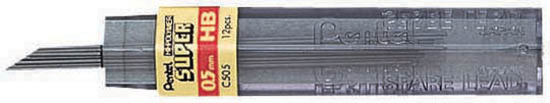 Pentel C505-HB HB Черный запасной грифель