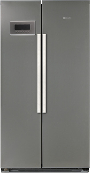 Bauknecht KSN 505 BIO A++ IL freestanding 335L A++ Grey side-by-side refrigerator