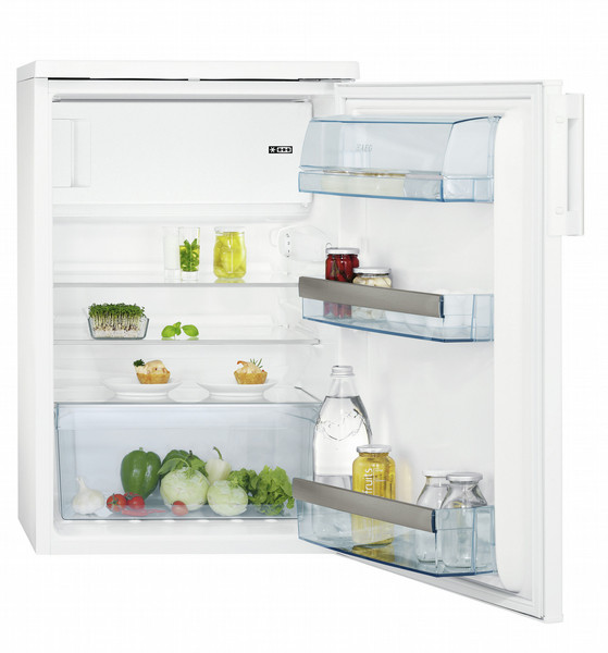 AEG S71440TSW0 Отдельностоящий 137л A++ Белый комбинированный холодильник