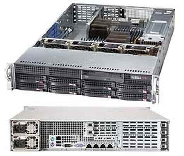 Supermicro 2022G-URF4+ AMD SR5690 Разъем G34 2U Черный