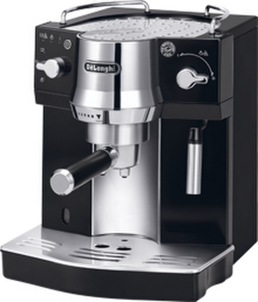 DeLonghi EC 820.B Espresso machine 1л Черный, Нержавеющая сталь кофеварка