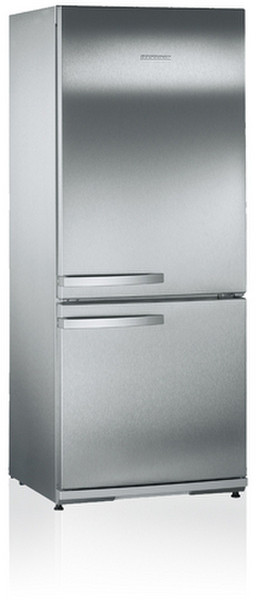 Severin KS 9774 freestanding 173L 54L A++ Stainless steel fridge-freezer