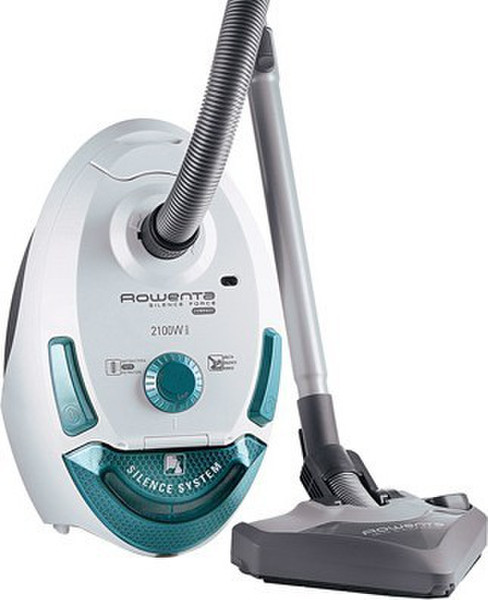 Rowenta Silence Force RO4427 Zylinder-Vakuum 3.5l 2000W Grün, Weiß