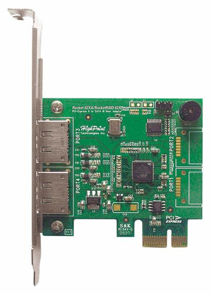 Highpoint RocketRAID 622 Internal eSATA interface cards/adapter