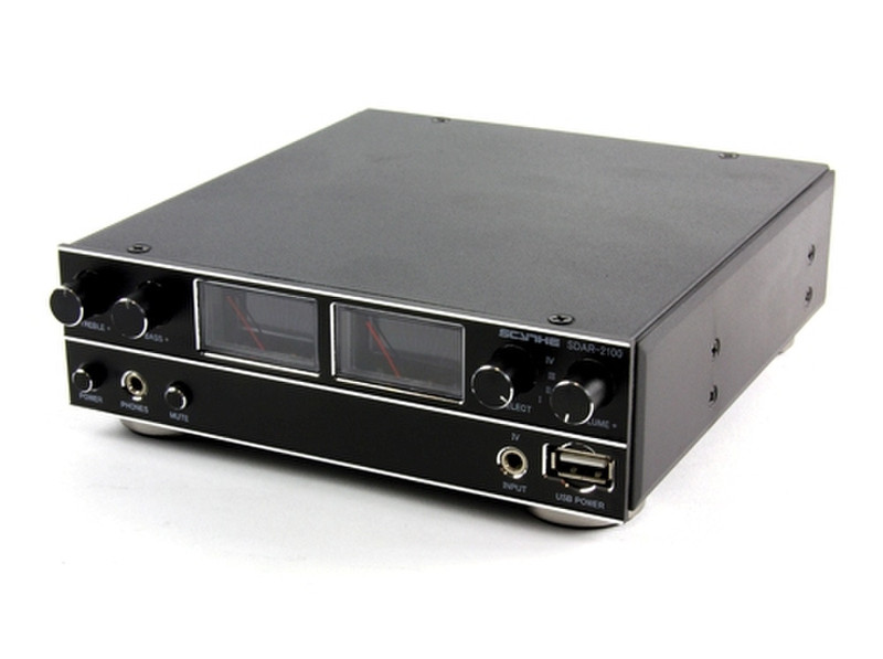 Scythe Kama Bay AMP 2000 Rev.B 2.0 Дома Проводная Черный усилитель звуковой частоты