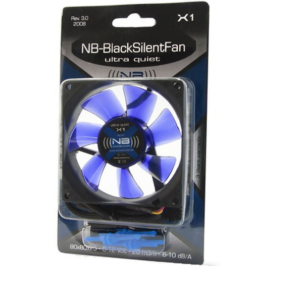 Noiseblocker NB-BlackSilentFan X1 80mm Computer case Fan