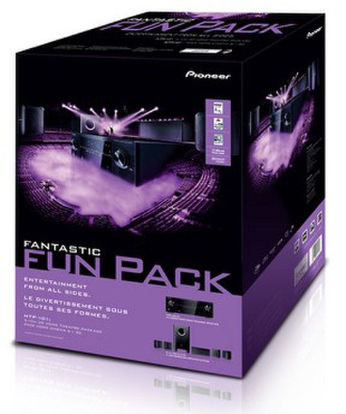 Pioneer HTP-101 5.1 650W 3D Black home cinema system
