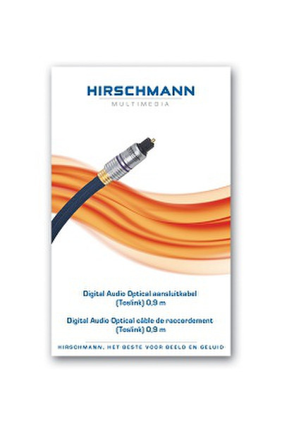 Hirschmann Digital Audio 0.9m 0.9м Черный, Серый