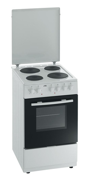 ETNA EFG507WIT Freestanding Sealed plate White cooker