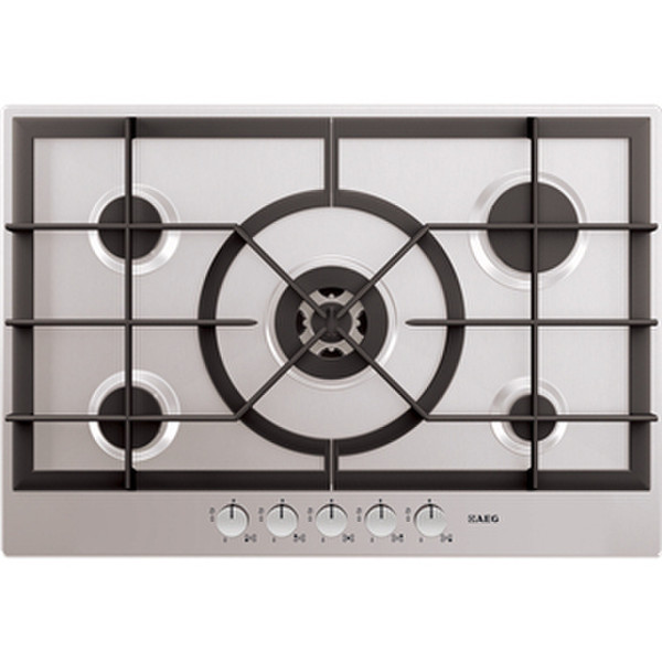 AEG HG755420NM built-in Gas Stainless steel hob