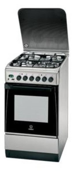 Indesit KN3T65SA(X)/NL Freistehend Gas hob A Edelstahl